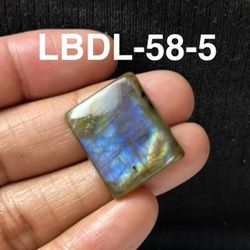 Labradorite Rectangle Shape Natural Gemstone Cabochon-LBDL-58-5