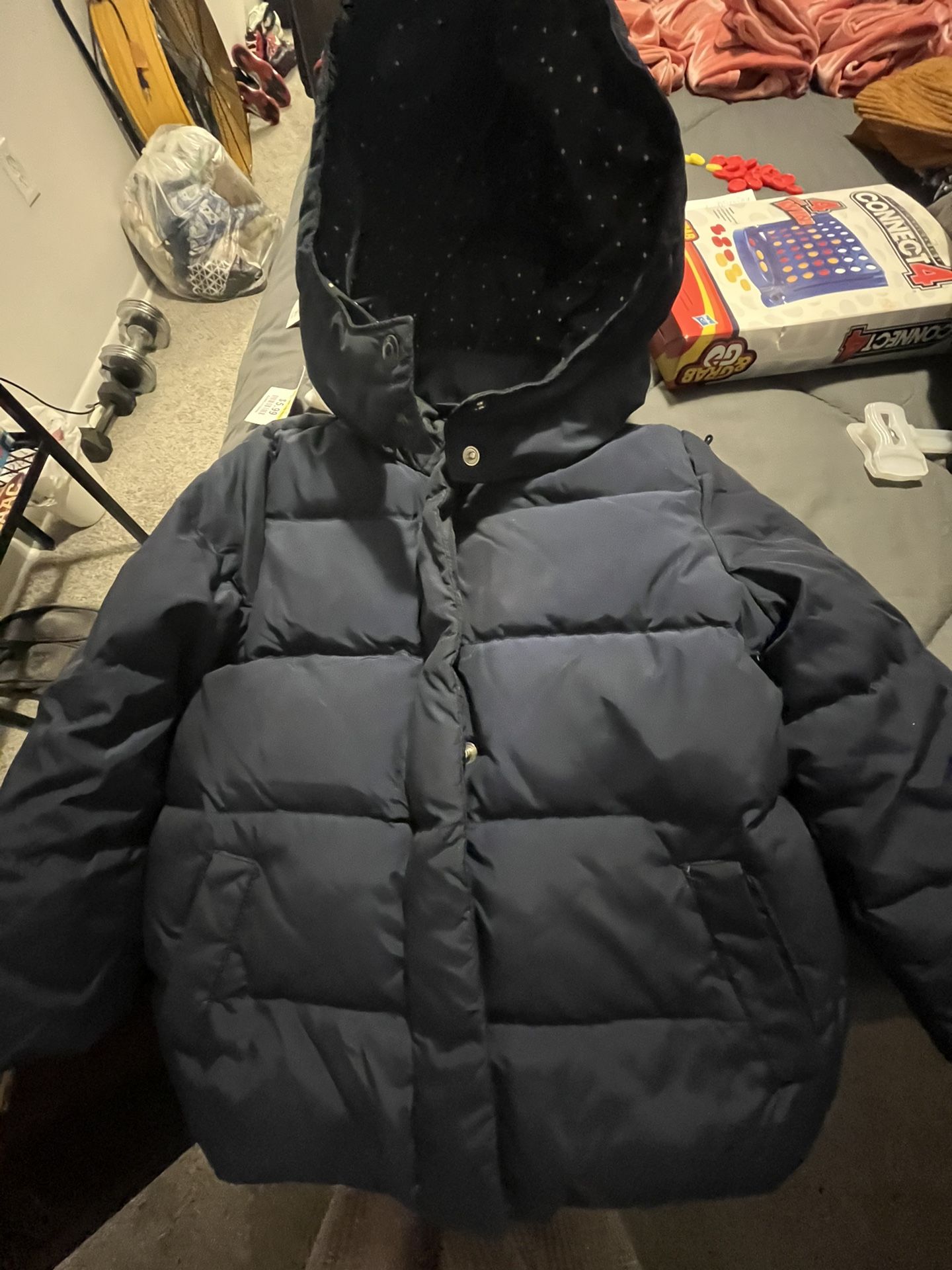 2 Gap Coat (Size 5years in the inside)..Size 3/4 Navy & Grey $35 each..Both for $60 in very good condition.. & warm..