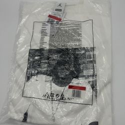 Supreme x Jordan Biggie S/S Top White Size Large Confirmed