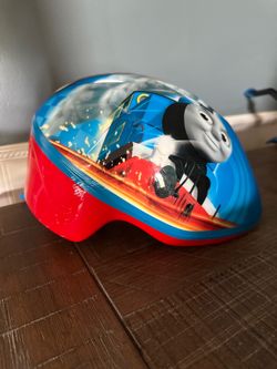 Thomas the tank engine helmet and pads