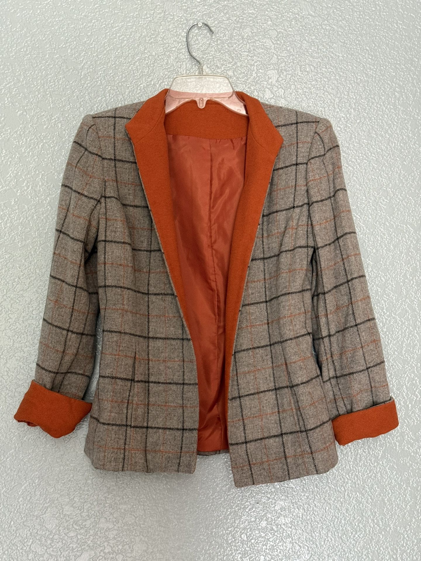 Orange Blazer Size M