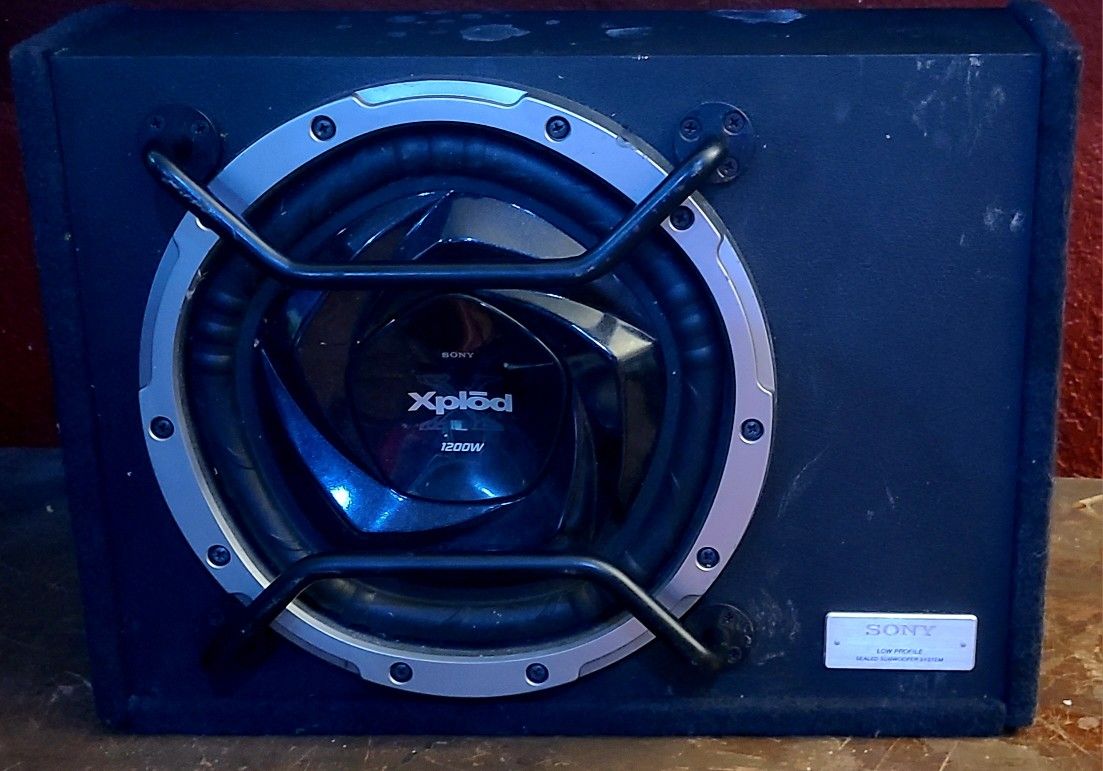 SONY Xplod Shallow Mount Sub In Box.