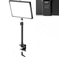 NEEWER GL25B 12.9" Streaming Key Light,PC/Mac APP Control 25W 2300Lux/0.5m 2900K–7000K CRI98+ Dimmable Edge Emitting Silent Webcam Video Light with De