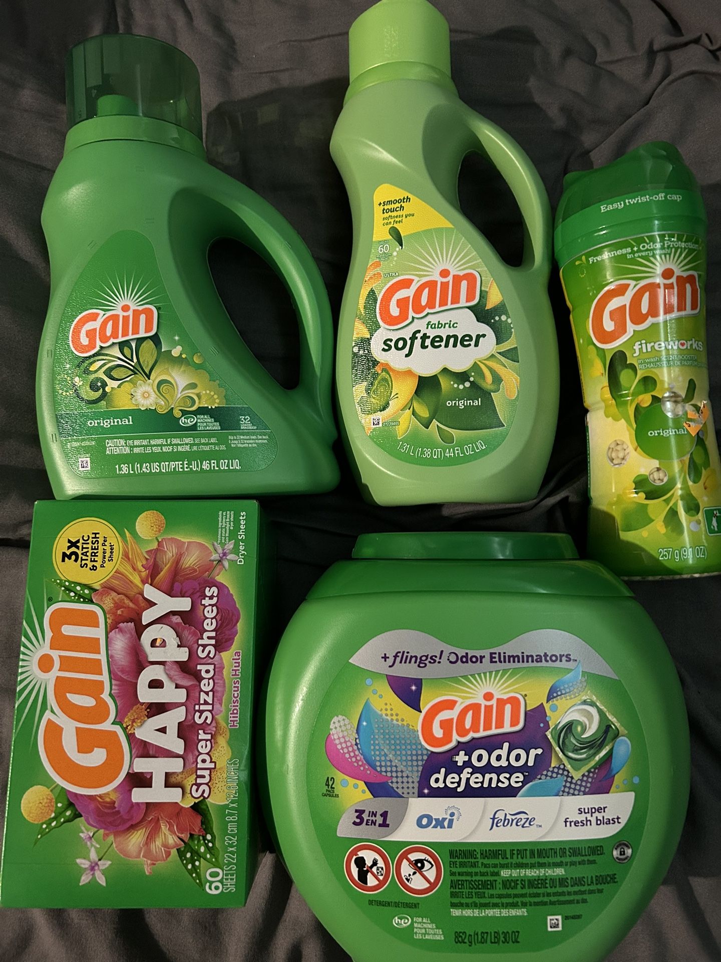 Gain Bundle Laundry Detergent
