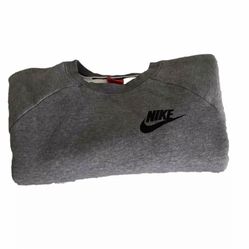 Vintage/Nike Sportswear Rally Crew Neck Sweatshirt Women Large Carbon Gray 