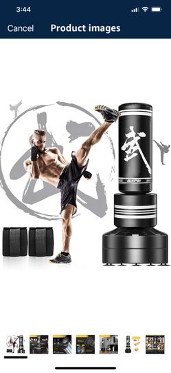 GIKPAL Freestanding Punching Bag with Boxing Gloves, Heavy Boxing Bag with Stand for Adult Kids, Kickboxing Bag for MMA Martial Arts Boxing Traning