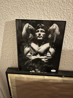 Frank Zane MR OLYMPIA autograph JSA AUTHENTICATION 