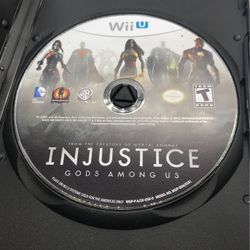 Injustice Gods Among Us Nintendo Wii U Disc Only