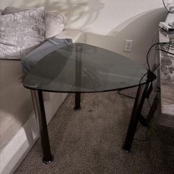 Glass Corner Coffee Table 