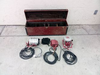 Mole-Richardson Studio Spotlights With Traveling Case $100