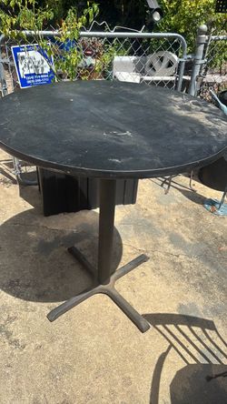 Bar table high used needs painting