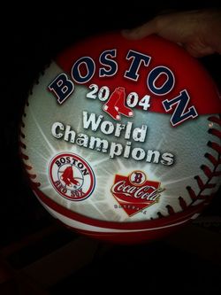 Red Sox 2004 World Champion Dome Shaped Light