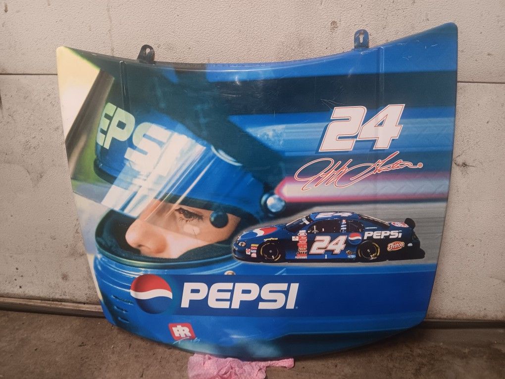 Hood Wall Sign Nascar