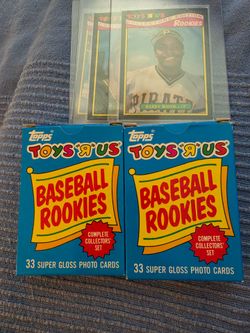 1987 Toys R Us Baseball Rookies collectors set