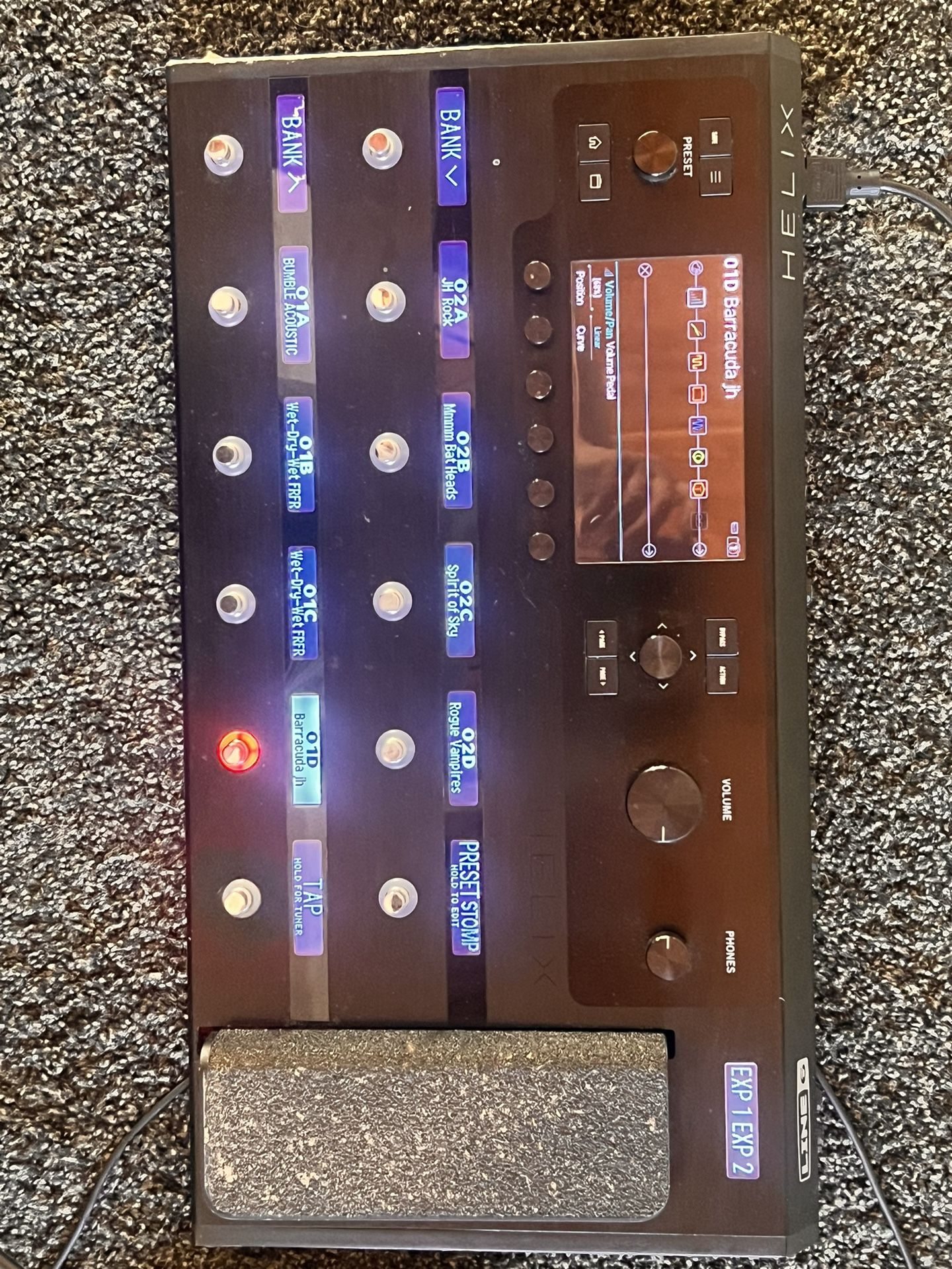 Line 6 Helix Floor Guitar Multi Effects Processor