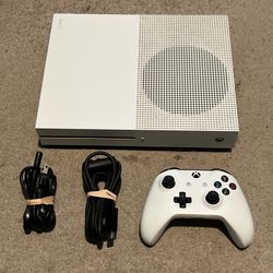 Microsoft Xbox One S 1TB Console w/ Controller HDMI Power Cable