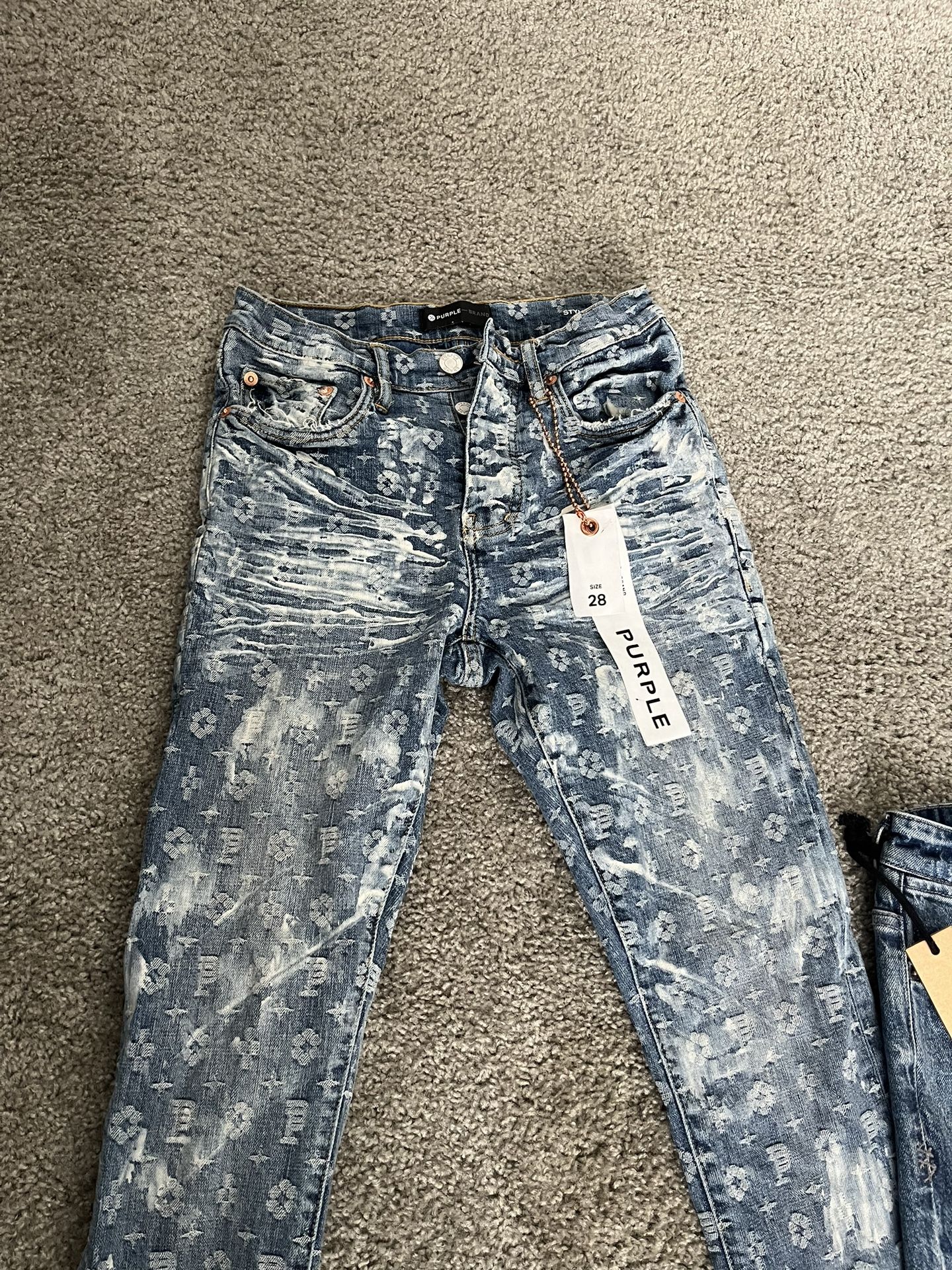 Purple Jeans Size 28