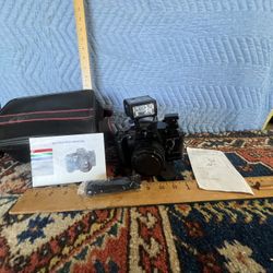 Vintage Mitsuba TC-5000 Camera w/ Swivel Light Flash Lens