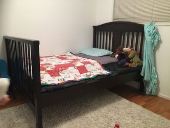 Baby crib bed conversion