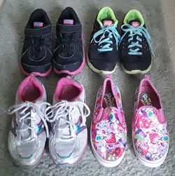 Girls size 2 sneakers lot