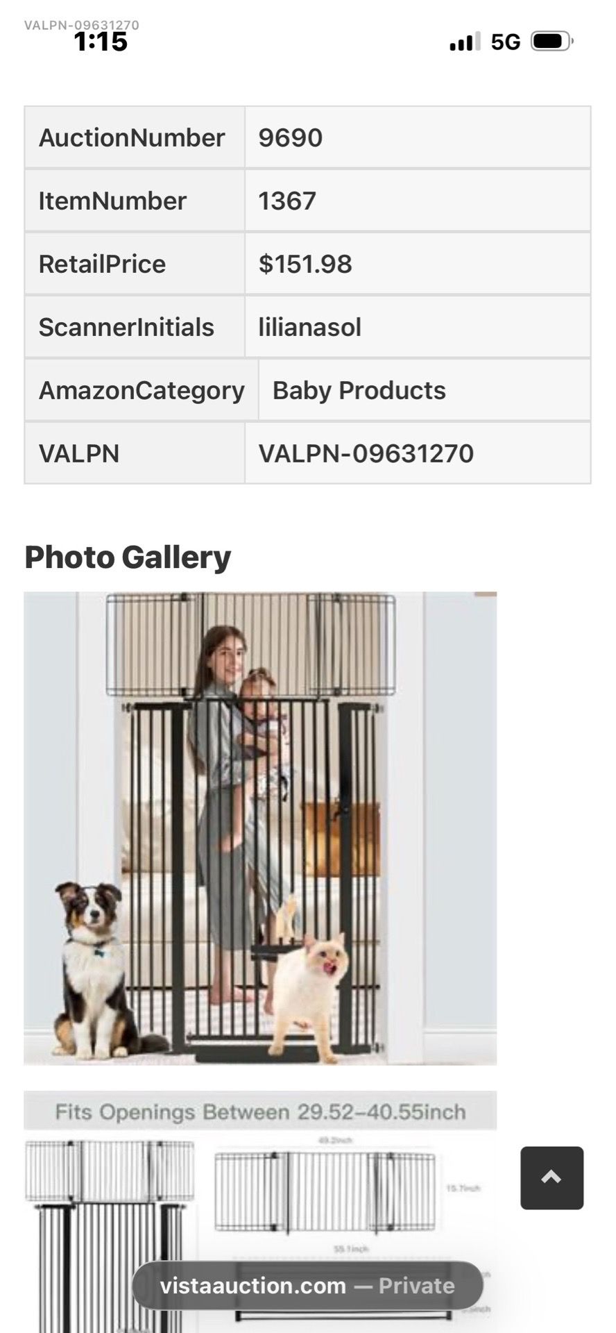 Baby gate