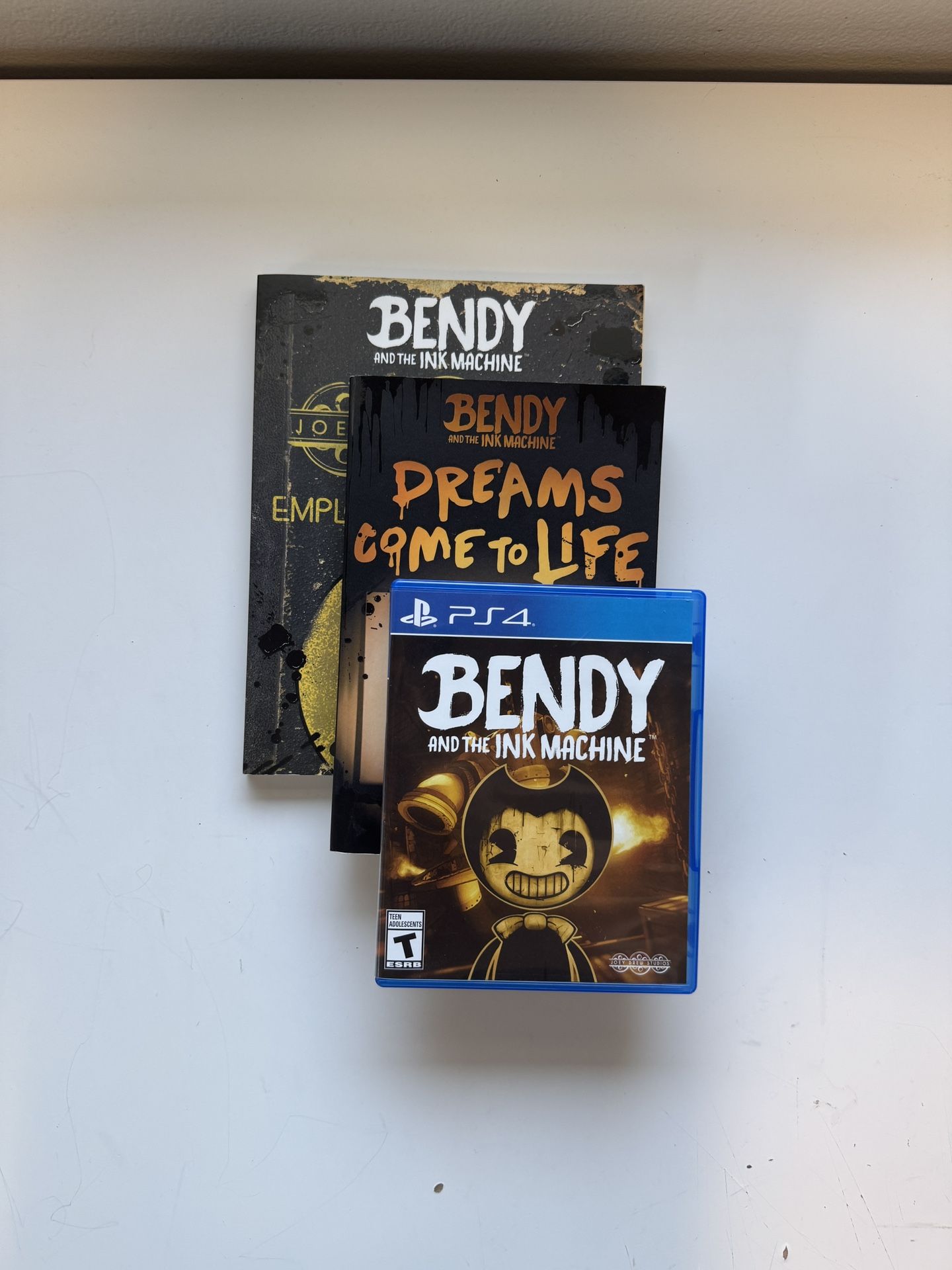 Bendy And The Ink Machine Books & PS4 Game