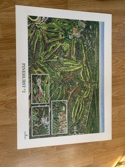 Pinehurst Golf course print #2