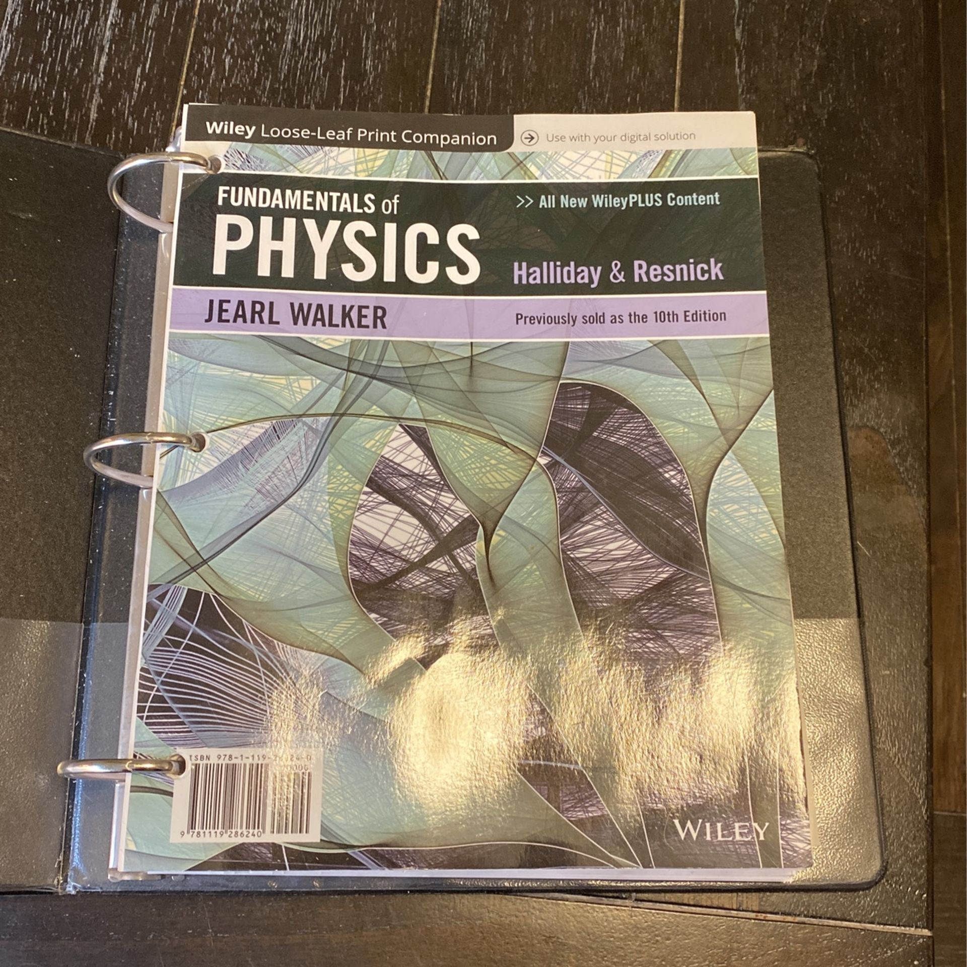 Fundamentals Of Physics (Loose Leaf): Halliday 11th Edition (Previously Sold As 10th)