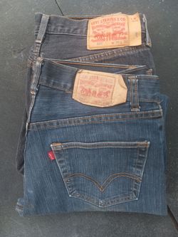 Levi's 501 Jeans W34 L30 – 2 Pairs