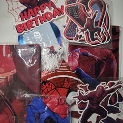  Spiderman Birthday Party Supplies 