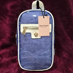 Juicy Couture Sling Backpack Blue and White NWT