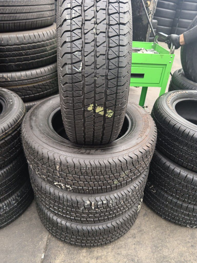 Set Of 4 Tires Used Dunlop 215 /65 /15 