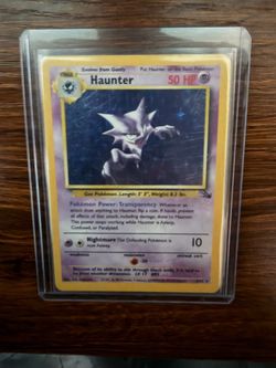 Haunter Pokémon Fossil Holo