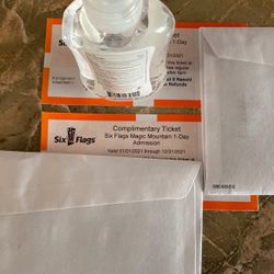 I Have Two Tickets  For Six Flags 