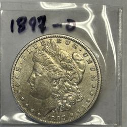 1897 0 Morgan Silver Dollar