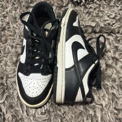 Black and white Nikes