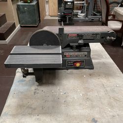 VINTAGE CRAFTSMAN 6 DISC GRINDER 4 BENCH SAND