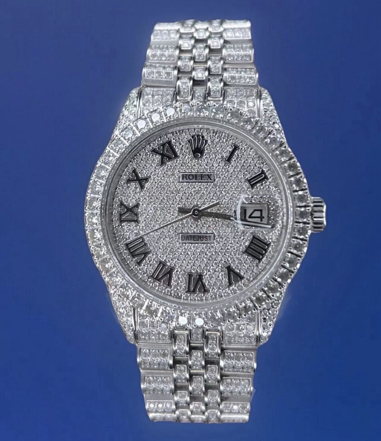 Rolex Datejust Custom Set with 14.50ct of Diamonds