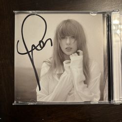 Taylor Swift TTPD CD Signed In Hand 