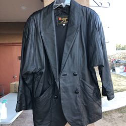 Black Leather Jacket M