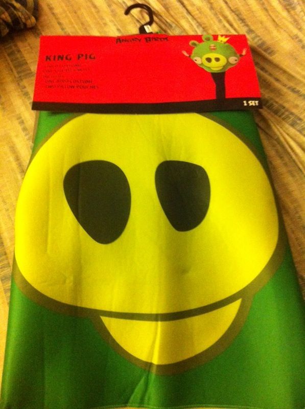 New Angry Birds King Pig Child Halloween Costume One Size