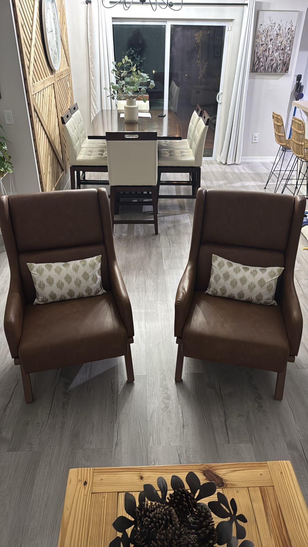 Brown Accent Chair