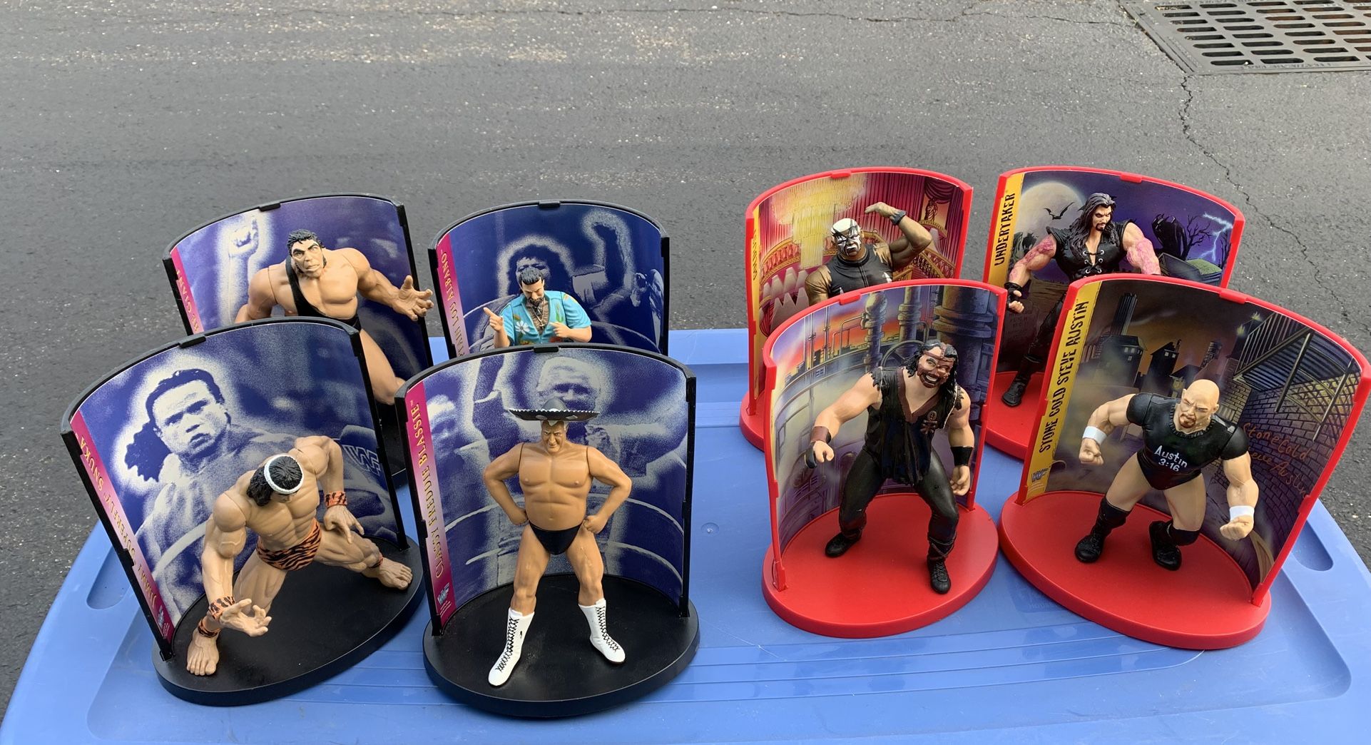 WWE WWF ruthless Aggression And Legends Action Figures 