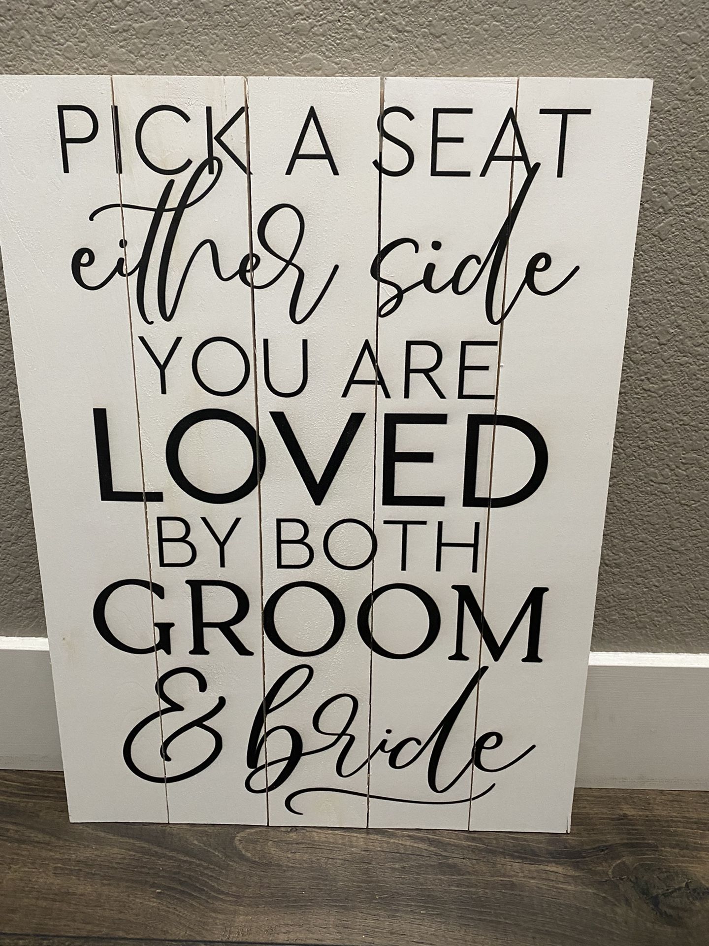 Wedding Sign 