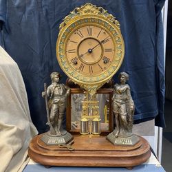 Ansonia Crystal Palace Mantel Clock