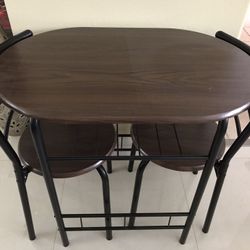 2 Table and 2 chairs
