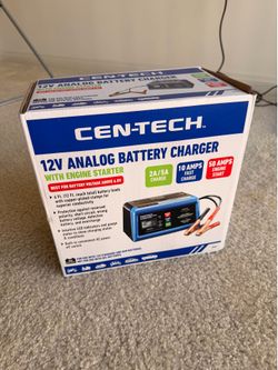 CEN-TECH 50 Amp, 12V Analog Charger with Engine Start