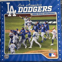 2026 Wall Calendar (Los Angeles Dodgers)