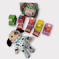 CoComelon Toy Bundle – 7 Pieces Vehicles & Plush