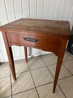 Antique Singer Sewing Machine Table